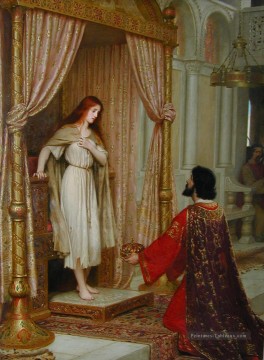  Beggar Tableaux - Le roi Copetua et le mendiant Maid historique Regency Edmund Leighton
